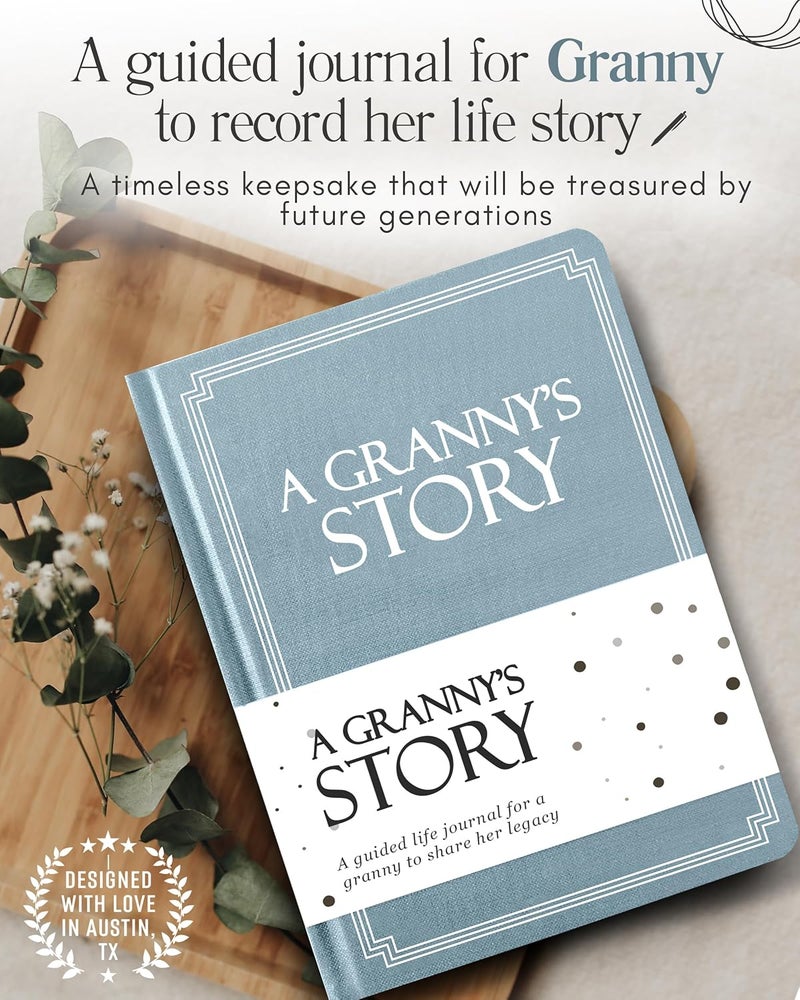Coco & Lan Granny's Life Story Journal (Hardcover): A Meaningful Keepsake for Granny to Share Her Journey & Memories, Book Includes 250+ Prompt Questions, Sentimental Gift for Mother's Day, Birthday, Christmas - Image 3